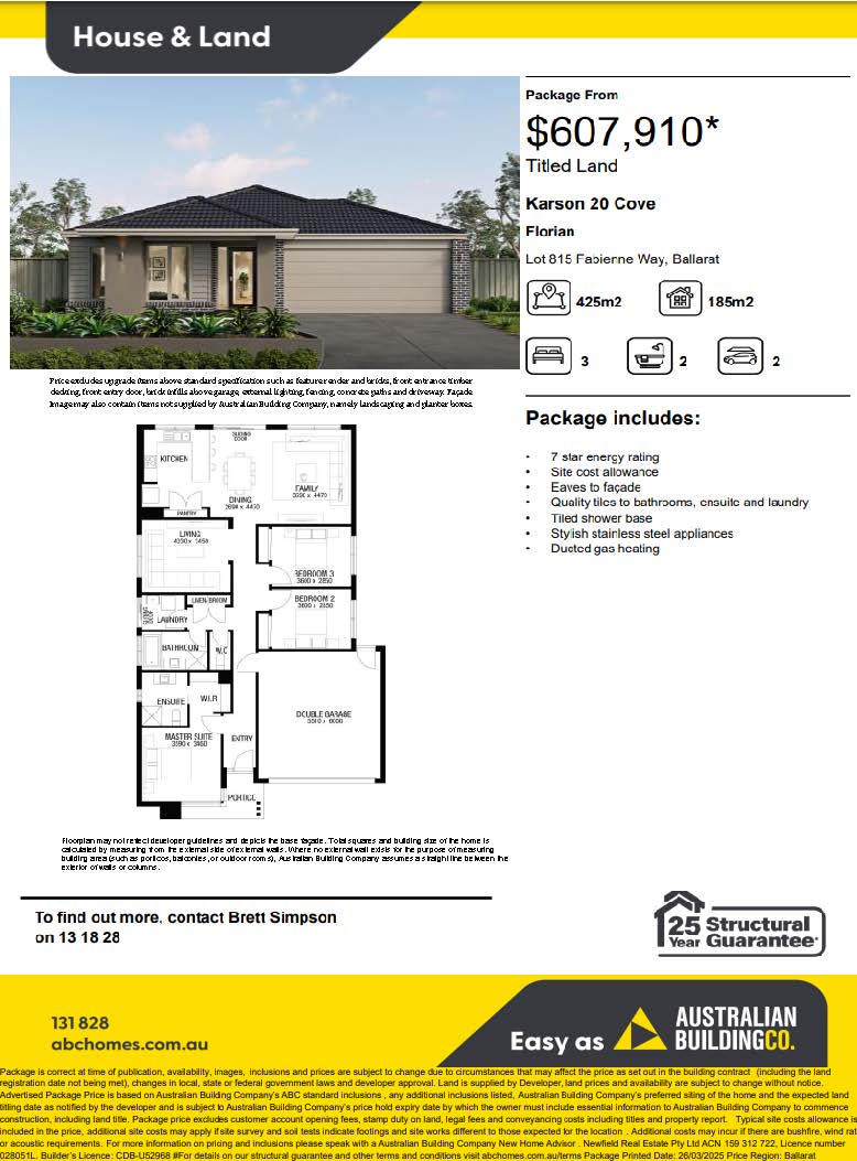 FLYER - Lot 815