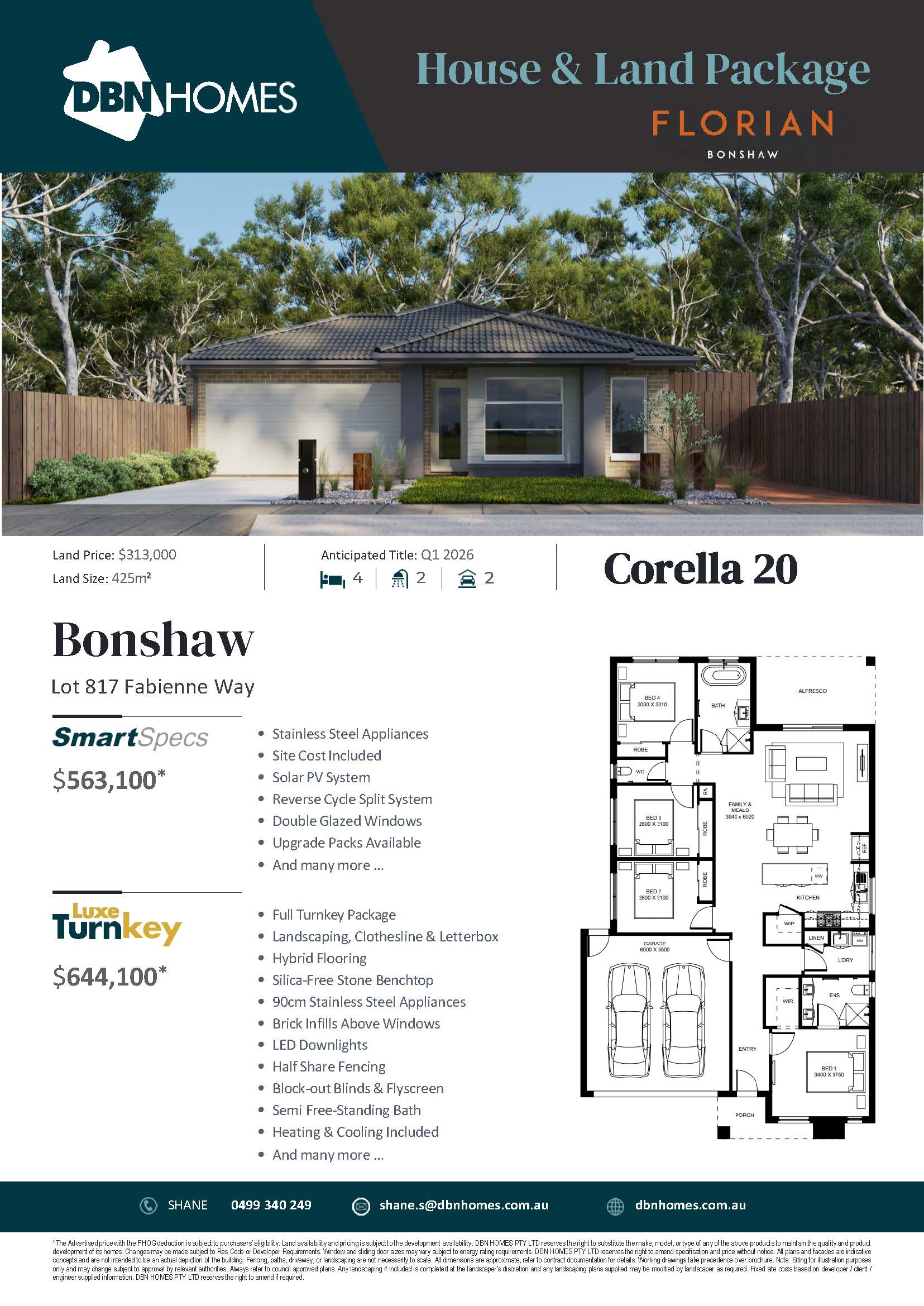 LOT 817 FABIENNE WAY, BONSHAW VIC 3352 CORELLA 20